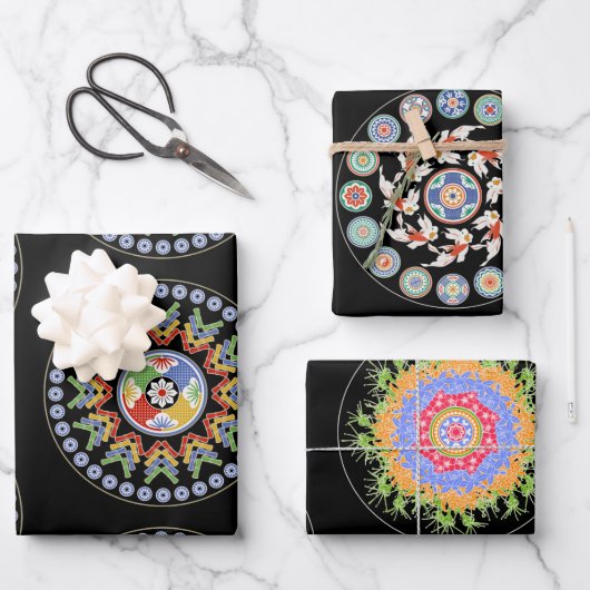 Mah Jongg Tiles Inpakpapier Vel (Voorkant)