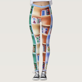 mah jongg tiles - leggings