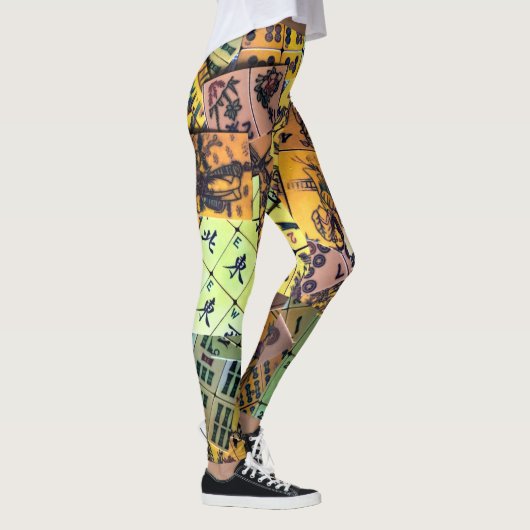 Mah Jongg  Tiles Leggings (Rechts)