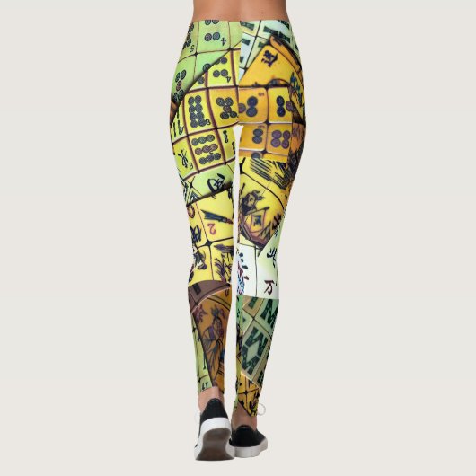 Mah Jongg  Tiles Leggings (Achterkant)