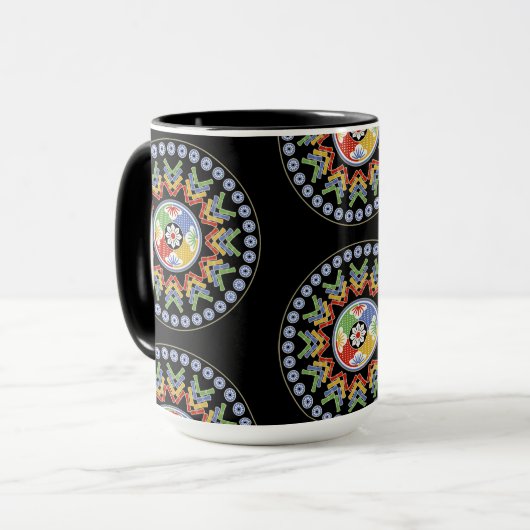 Mah Jongg Tiles Mok (Voorkant links)