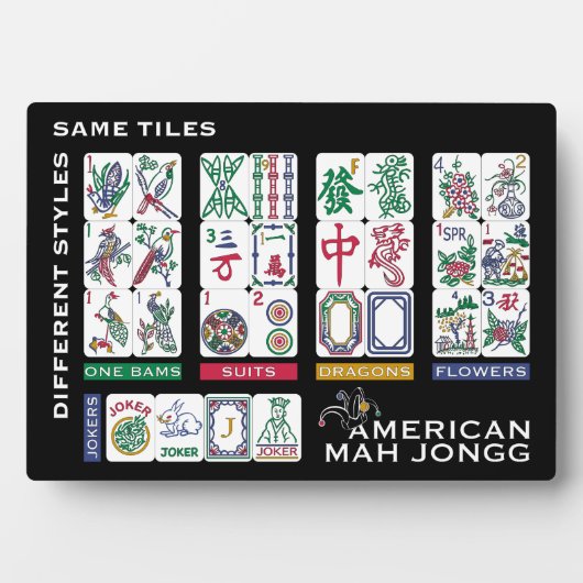 Mah Jongg Tiles Same Fotoplaat (voorkant)