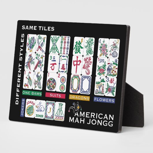 Mah Jongg Tiles Same Fotoplaat (Zijkant)