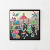 Mah Jongg Tiles Trifold Card Drieluik Wenskaart (Cover)