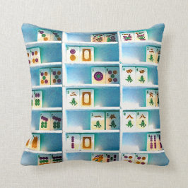 Mah Jongg Two Sided Tiles Pillow Kussen