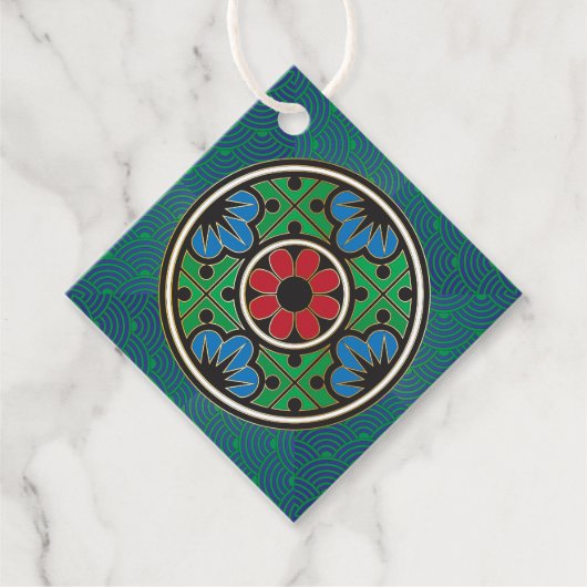 Mah Jongg Vakantie Labels (Voorkant)