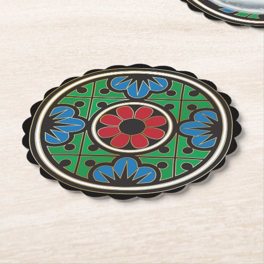 Mah Jongg Vakantie Onderzetters (Gekanteld)