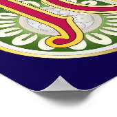 Mah Jongg Valentijn I Love MJ Poster (Hoek)