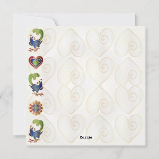 Mah Jongg Valentijn wordt mijn MJ Valentijn Feestdagenkaart (Achterkant)