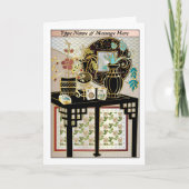 Mah Jongg Vazen 01 Aanpasbare Kaart (Voorkant)