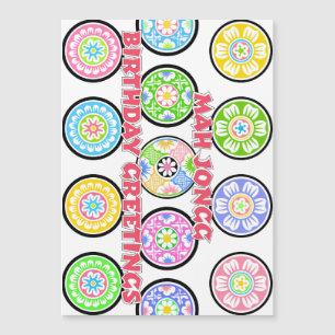 Mah Jongg Verjaardag Stippen