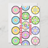 Mah Jongg Verjaardag Stippen Kaart (Voorkant)