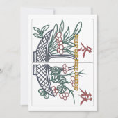 Mah Jongg Verjaardagsmand Kaart (Voorkant)