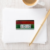 Mah-Jongg verslaving Etiket (Insitu)