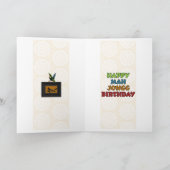 Mah Jongg-vogelkaart Kaart (Binnen)