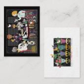 Mah Jongg Vogels Kleine Kaart Notitiekaartje (Voorkant / Achterkant)