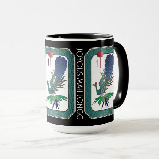 Mah Jongg Vogelvakantie Mok (Voorkant rechts)