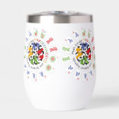Mah Jongg Vrienden Bekerglas (Voorkant)
