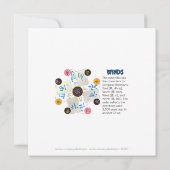 Mah Jongg Winds Flat Kaart Notitiekaartje (Achterkant)