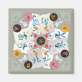 Mah Jongg Winds Magnet (Voorkant)