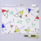 Mah Jongg Winds Weefpapier Tissuepapier (Craft)