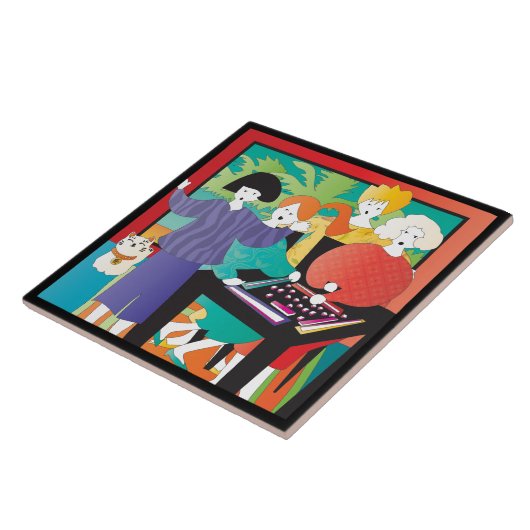 Mah Jongg Winner2 Tegeltje (Zijkant)