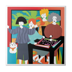 Mah Jongg Winner Tile Tegeltje