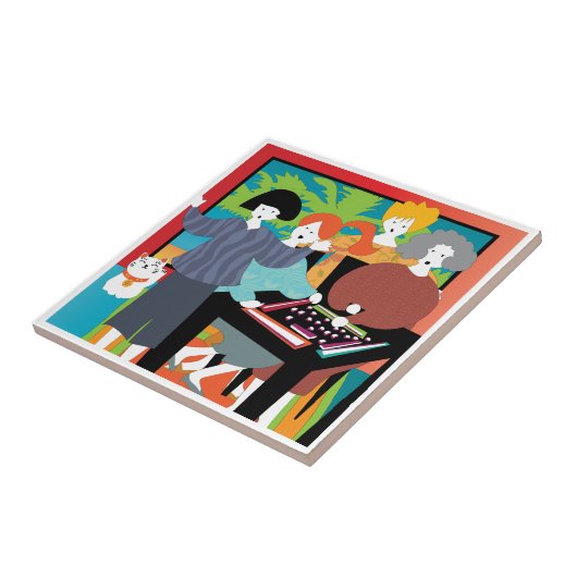 Mah Jongg Winner Tile Tegeltje (Zijkant)