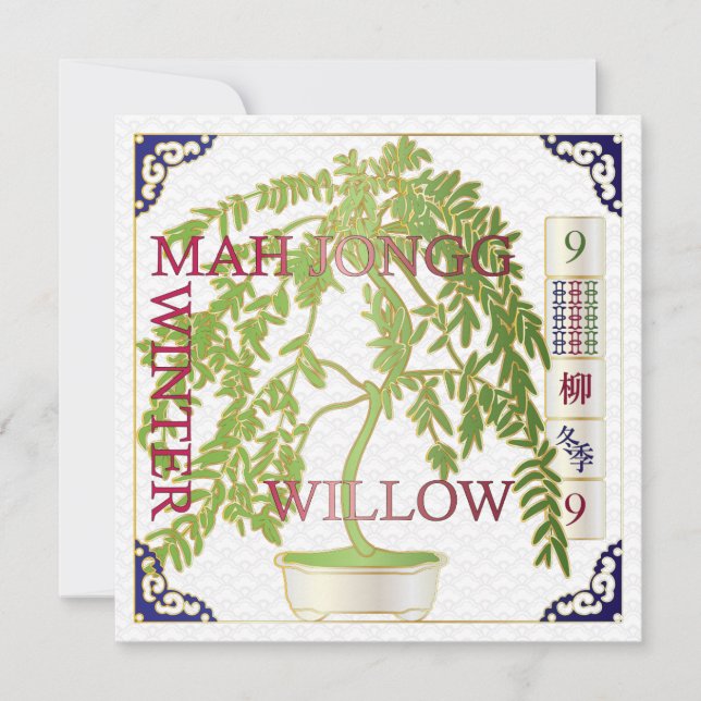 Mah Jongg Winter Willow (Voorkant)