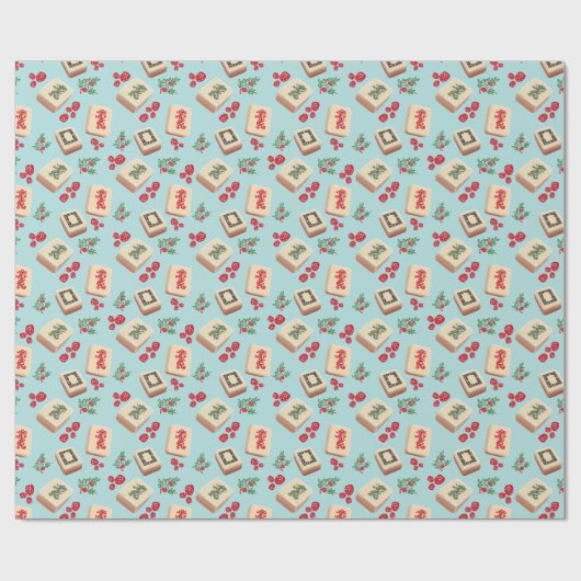 Mah Jongg Wrapping Paper Cadeaupapier (Vlak)