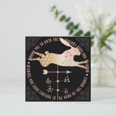 Mah Jongg Year of the Rabbit Flat Kaart (Staand voorkant)