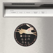 Mah Jongg Year of the Rabbit Magnet (Insitu (Vaatwasser))