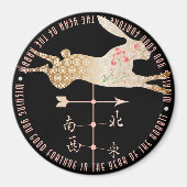 Mah Jongg Year of the Rabbit Magnet (Voorkant)
