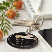 Mah Jongg Year of the Rabbit Sleutelhanger (Zijkant)