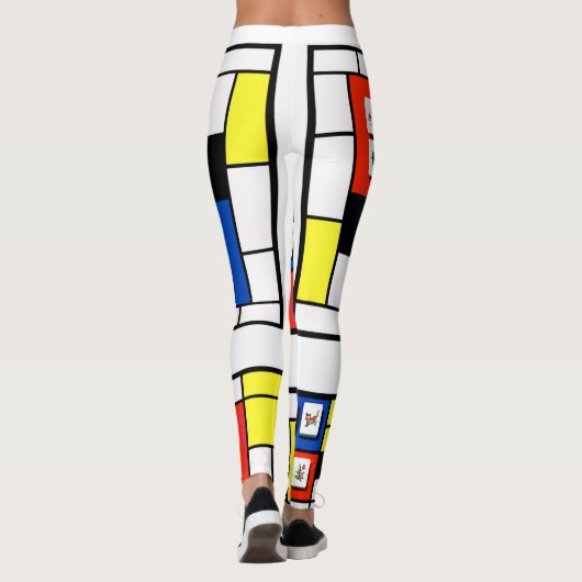Mah Jonng-Mondrian Leggings (Achterkant)