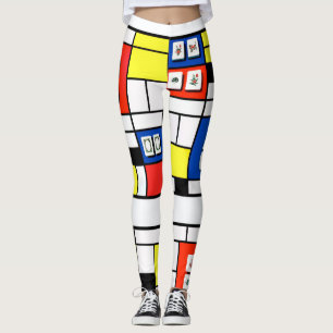 Mah Jonng-Mondrian Leggings