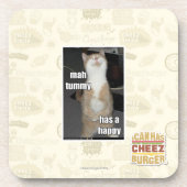 Mah tummy is blij drankjes onderzetter (Voorkant)