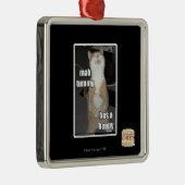 Mah tummy is blij metalen ornament (Rechts)