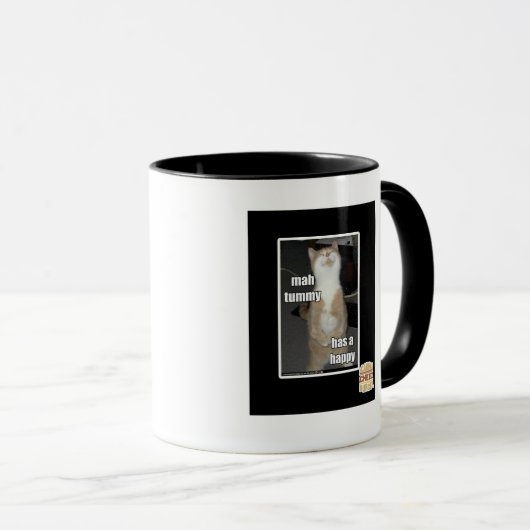 Mah tummy is blij mok (Voorkant rechts)
