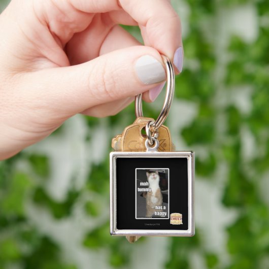 Mah tummy is blij sleutelhanger (Hand)