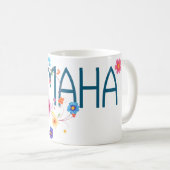 MAHA Bloemstuk Koffiemok (Voorkant rechts)