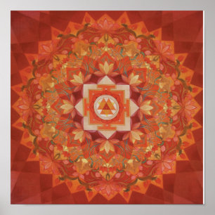 Maha Durga Yantra Poster