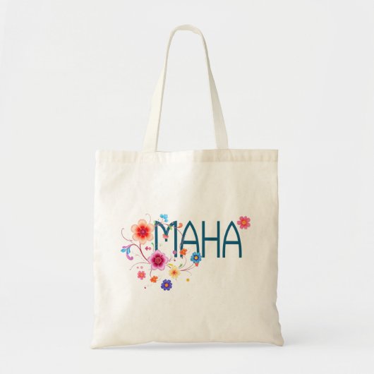 MAHA Floral Tote Bag (Voorkant)