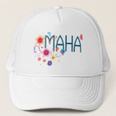 MAHA Floral Trucker Pet (Voorkant)