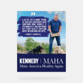 MAHA Maak Amerika weer gezond Kennedy Dog 🇺🇸 Acryl Bord (Voorkant)