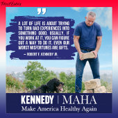 MAHA Maak Amerika weer gezond Kennedy Dog RFK jr Poster
