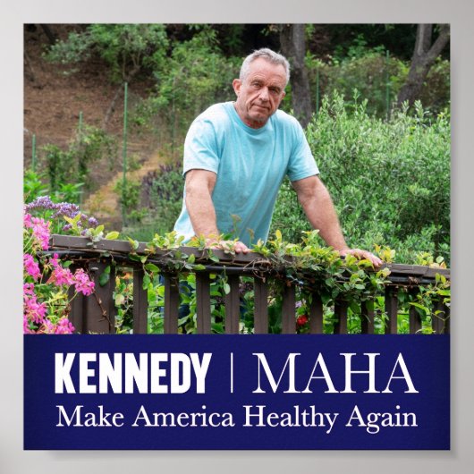 MAHA Maak Amerika weer gezond Kennedy Garden🇺🇸 Poster (Voorkant)