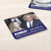 MAHA Maak Amerika weer gezond Robert Kennedy Jr Kartonnen Onderzetters (Schuin)