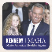 MAHA Maak Amerika weer gezond Robert Kennedy Jr Kartonnen Onderzetters (Voorkant)