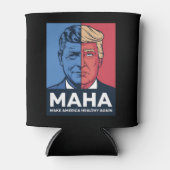 MAHA Maak Amerika weer gezond Trump 2024 Blikjeskoeler (Voorkant)